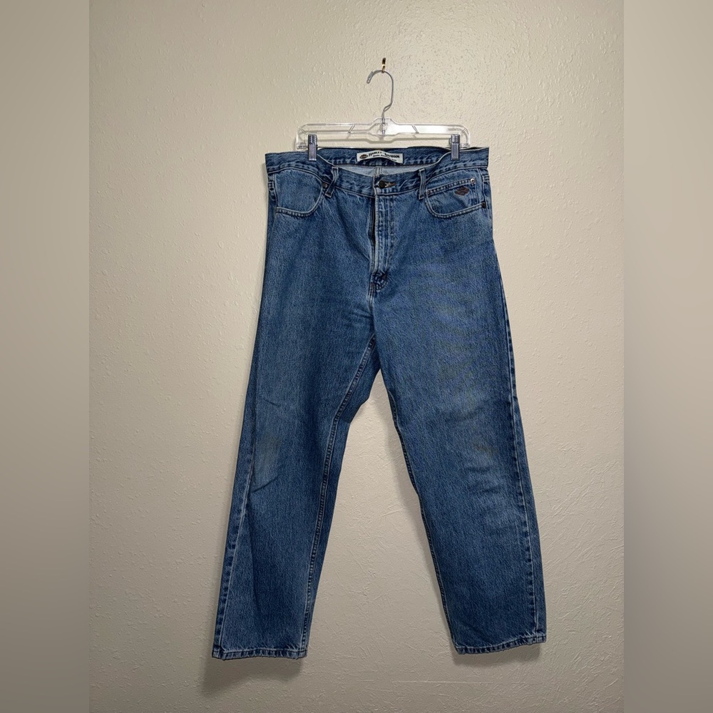 Harley-Davidson Men's Classic Blue Straight Jeans
